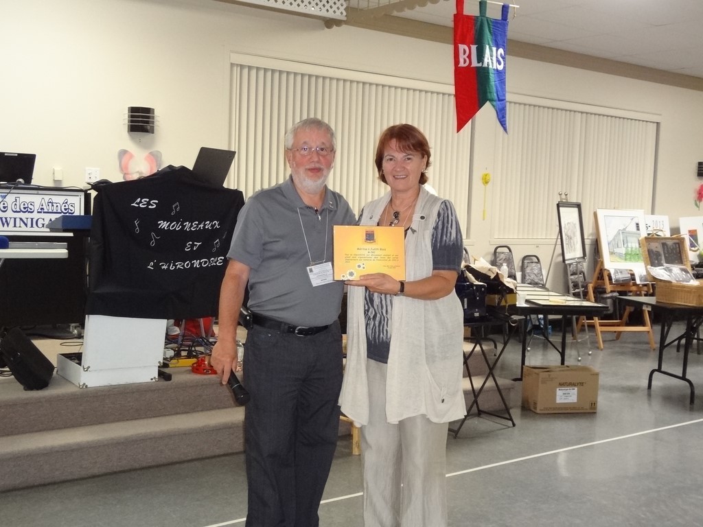 Méritas Judith Blais M-582 reçu par sa soeur Esther M-452