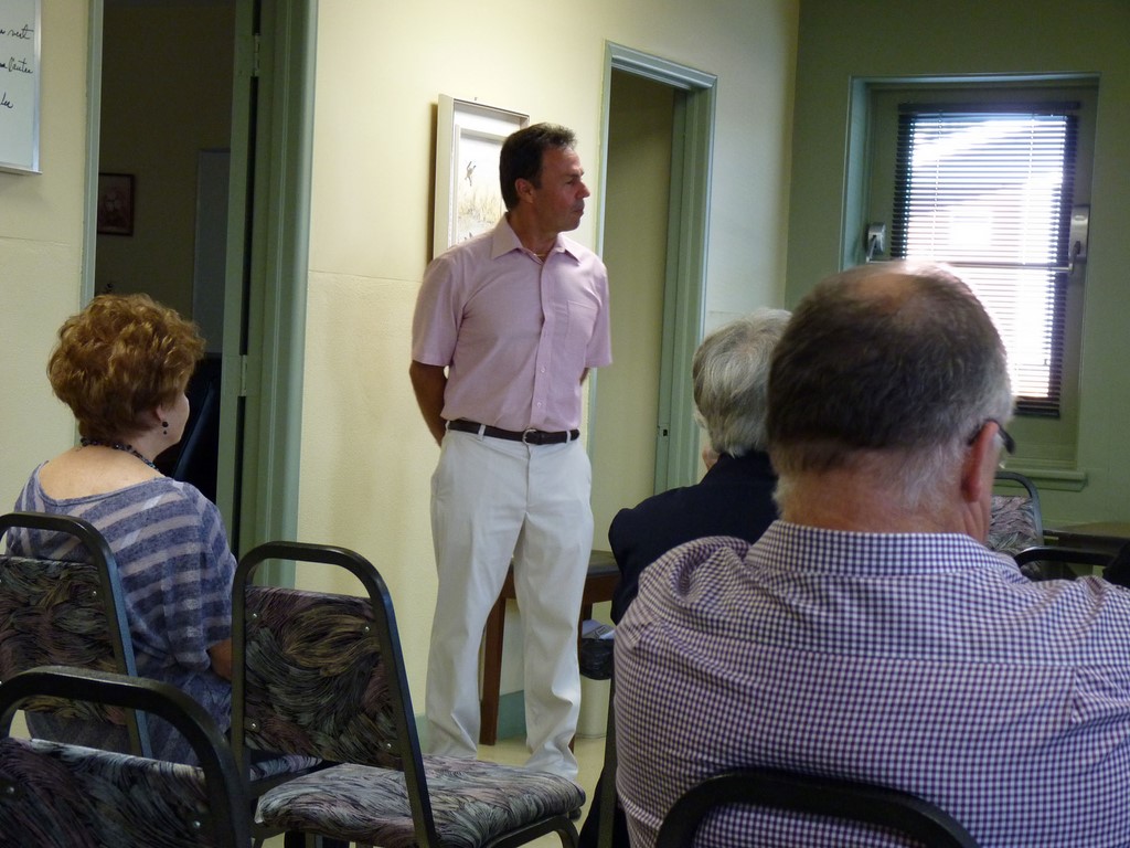 Maire de Shawinigan M. Michel Angers s'adresse à l'assemblée générale des membres